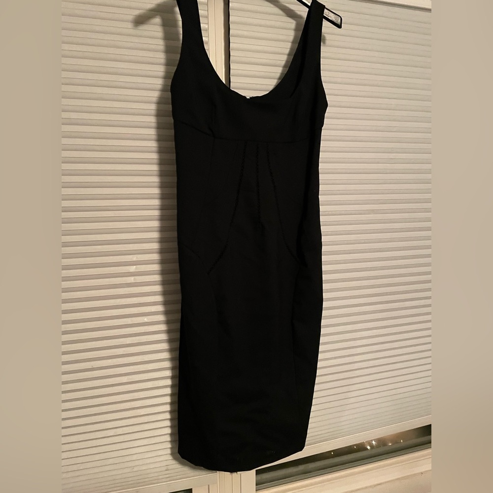 Dolce and Gabbana sleeveless wool midi dress